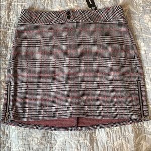 NWT EXPRESS plaid mini skirt